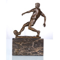 Figura Deportiva Jugador De Fútbol Home Deco Escultura De Bronce Estatua TPE-737